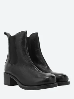 Moma - 72302 Chelsea Boots in Nero Cusna