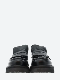 Moma - 74305 Loafers in Nero Cusna