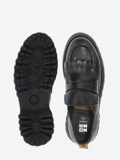 Moma - 74305 Loafers in Nero Cusna