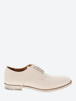 Moma - 1AS025 Derby Shoe in Milk White Toscana