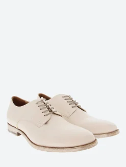 Moma - 1AS025 Derby Shoe in Milk White Toscana
