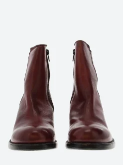 Moma - 1CW241 Ankle Boot in Rosso Cusna