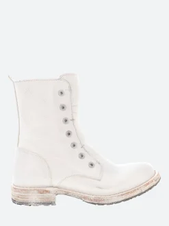 Moma - 1CW005 Ankle Boots in Bianco Cusna