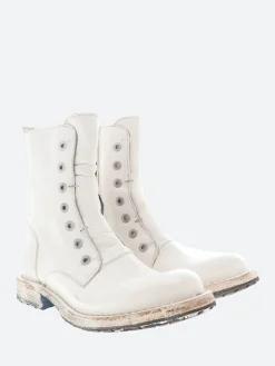 Moma - 1CW005 Ankle Boots in Bianco Cusna