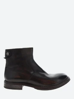 Moma - 2CW301 Ankle Boots in Nero Cusna (Black)