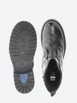 Moma - 1CW005 Ankle Boots in Nero Cusna