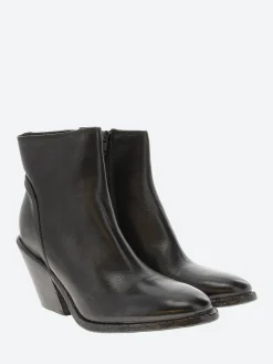 Moma - 1CW212 Ankle Boots in Nero Cusna