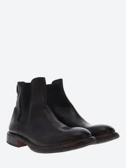 Moma - 1CW062 Chelsea Boot in Nero Cusna