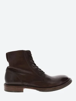 Moma - 2CW022 Lace-Up Boots in Ebano Cusna