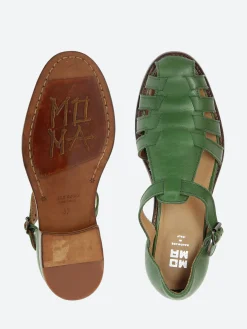 MOMA - 31404G Fisherman Sandal in Chasse Puccini (Green)