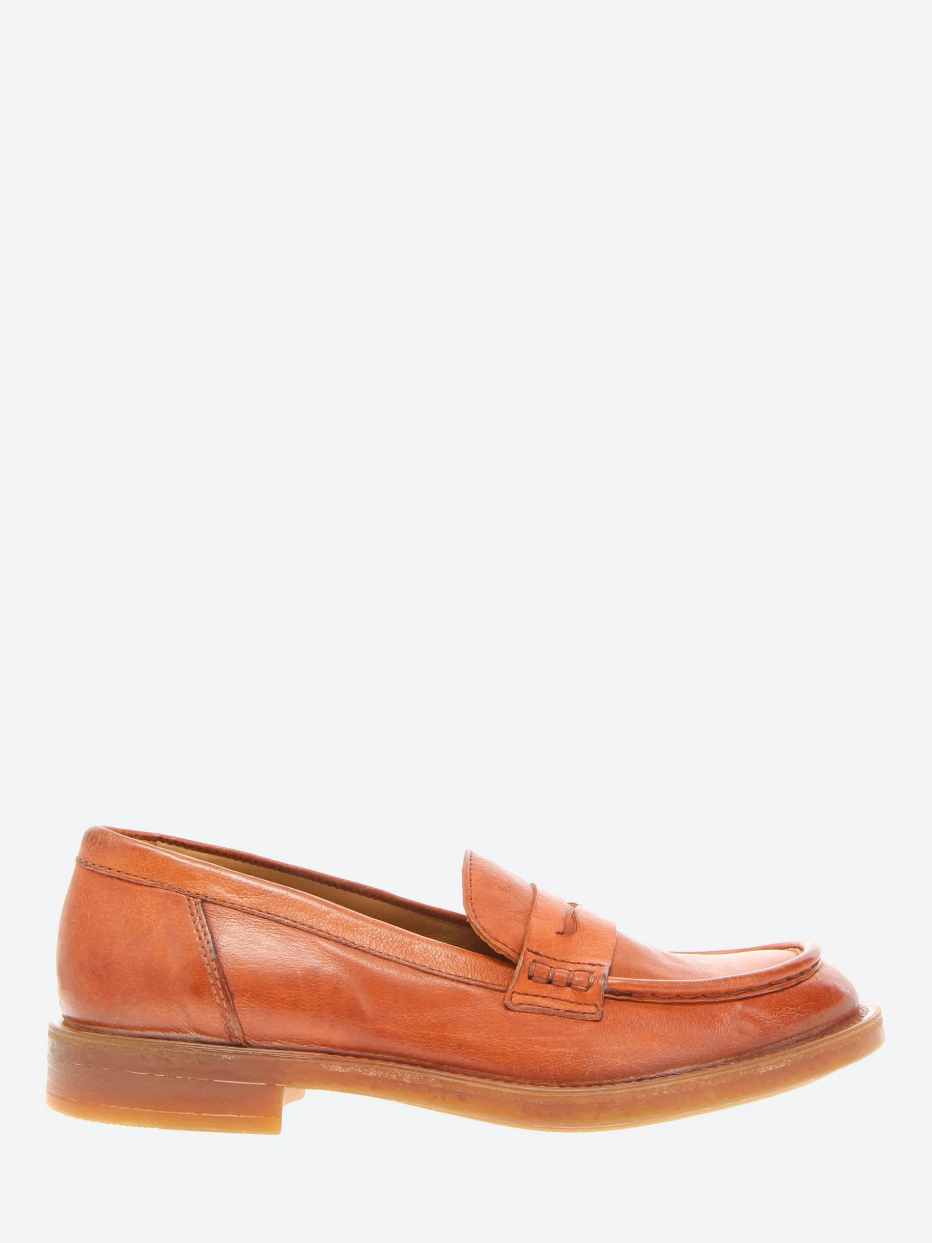 Moma - 44578G Office Penny Loafer in Cognac