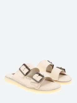 Moma - 1GS335 Double Strap Sandals in Milk Toscano