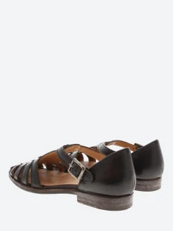 Moma - 1GS326 Fisherman Sandal in Nero Cusna