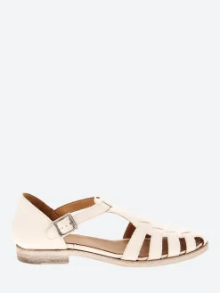 Moma - 1GS326 Fisherman Sandal in Bianco Cusna