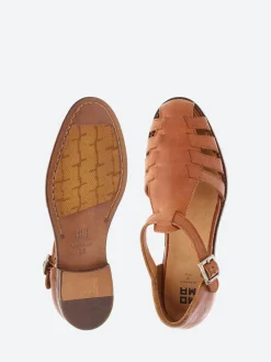 Moma - 1GS326 Fisherman Sandal in Cuoio Cusna