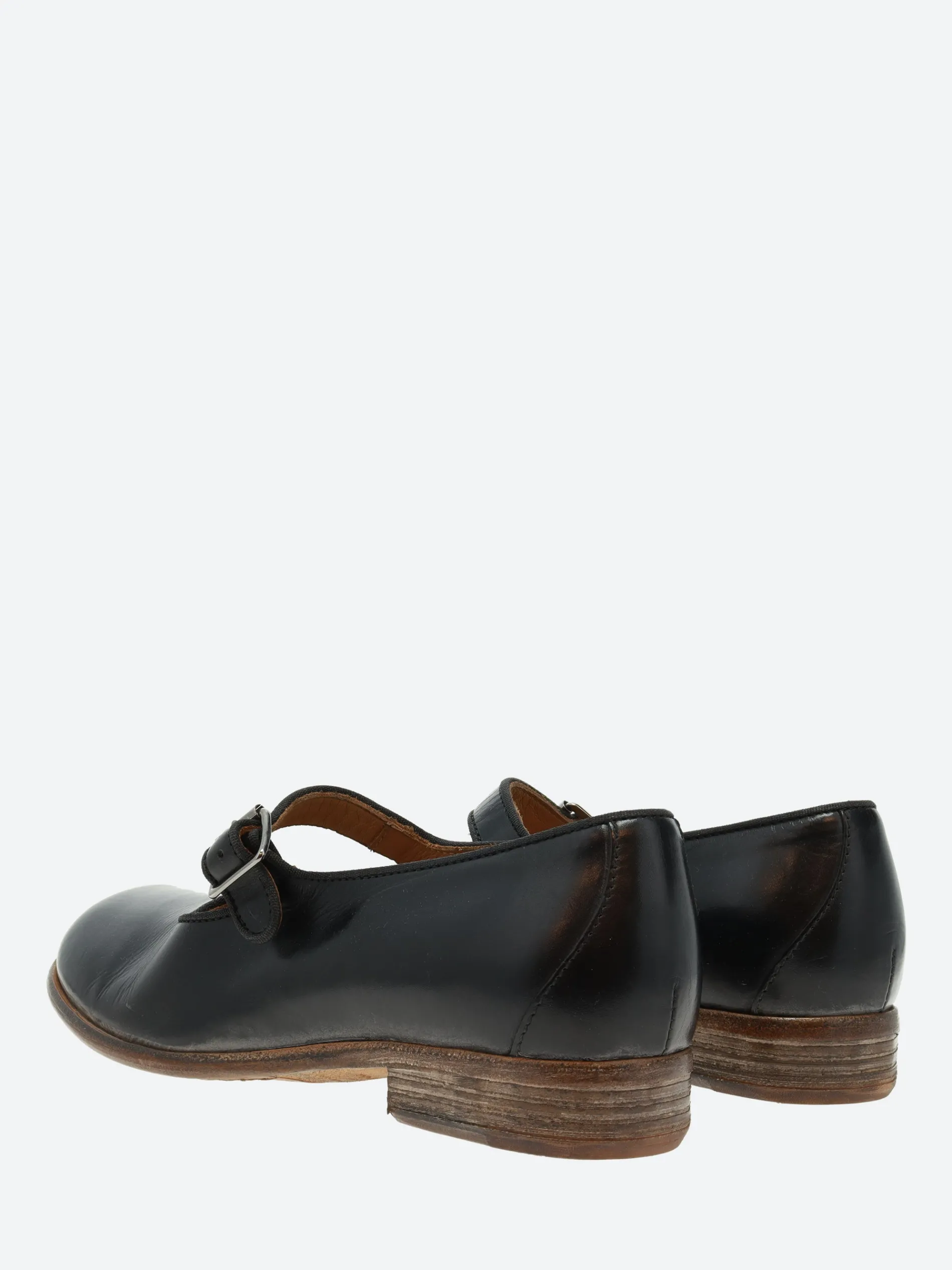 Moma - 45403L Mary-Jane in Nero Cristallo