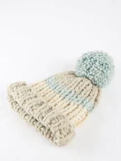 Myssy - Lumi Toque in Light Grey and Frozen Blue