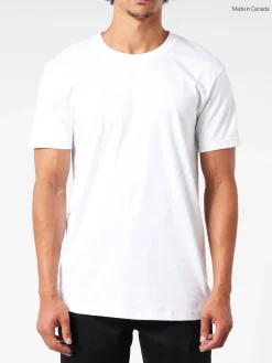 Naked & Famous - Circular Knit T-Shirt in White