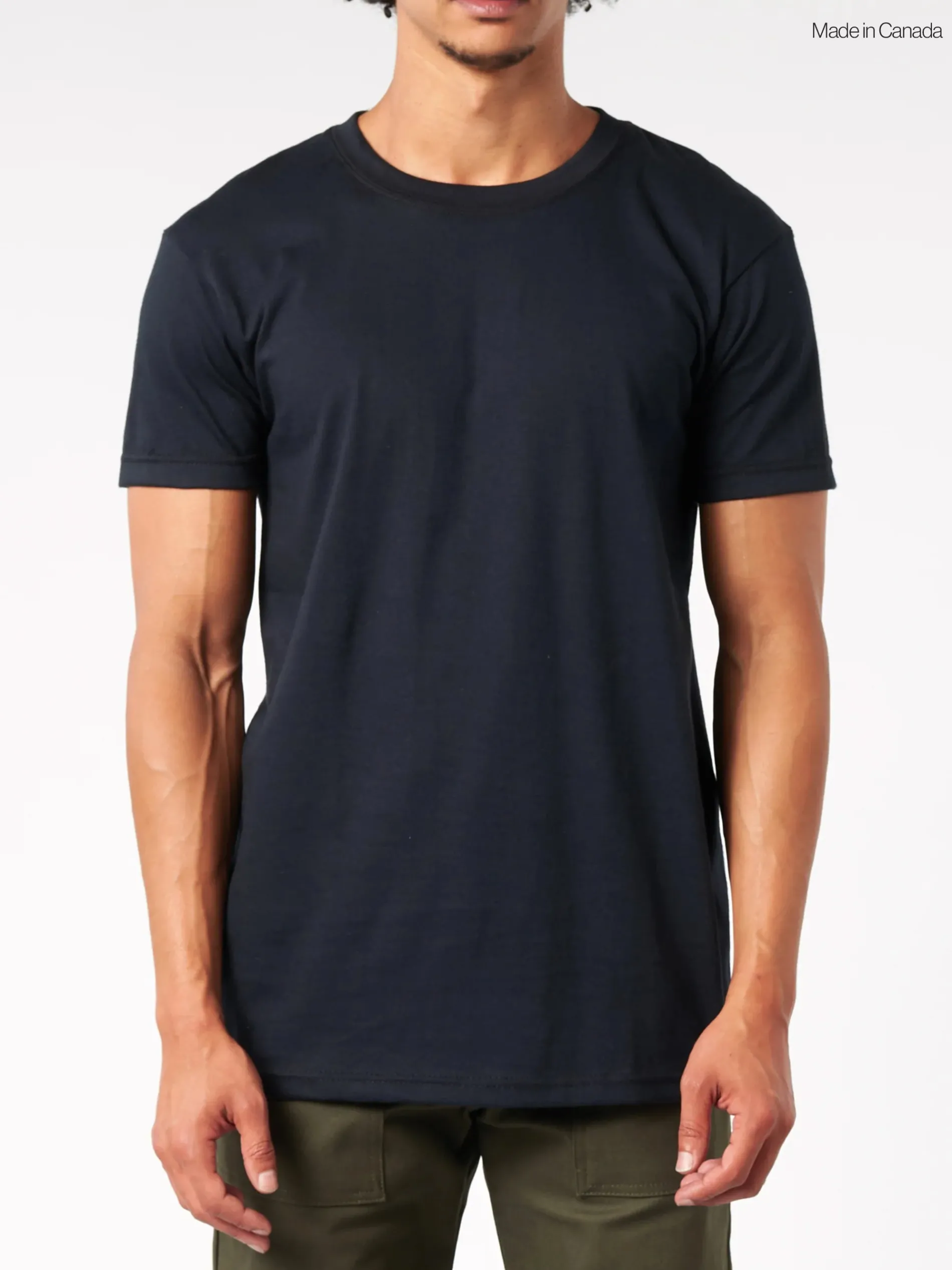 Naked & Famous - Circular Knit T-Shirt in Black