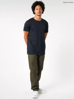 Naked & Famous - Circular Knit T-Shirt in Black