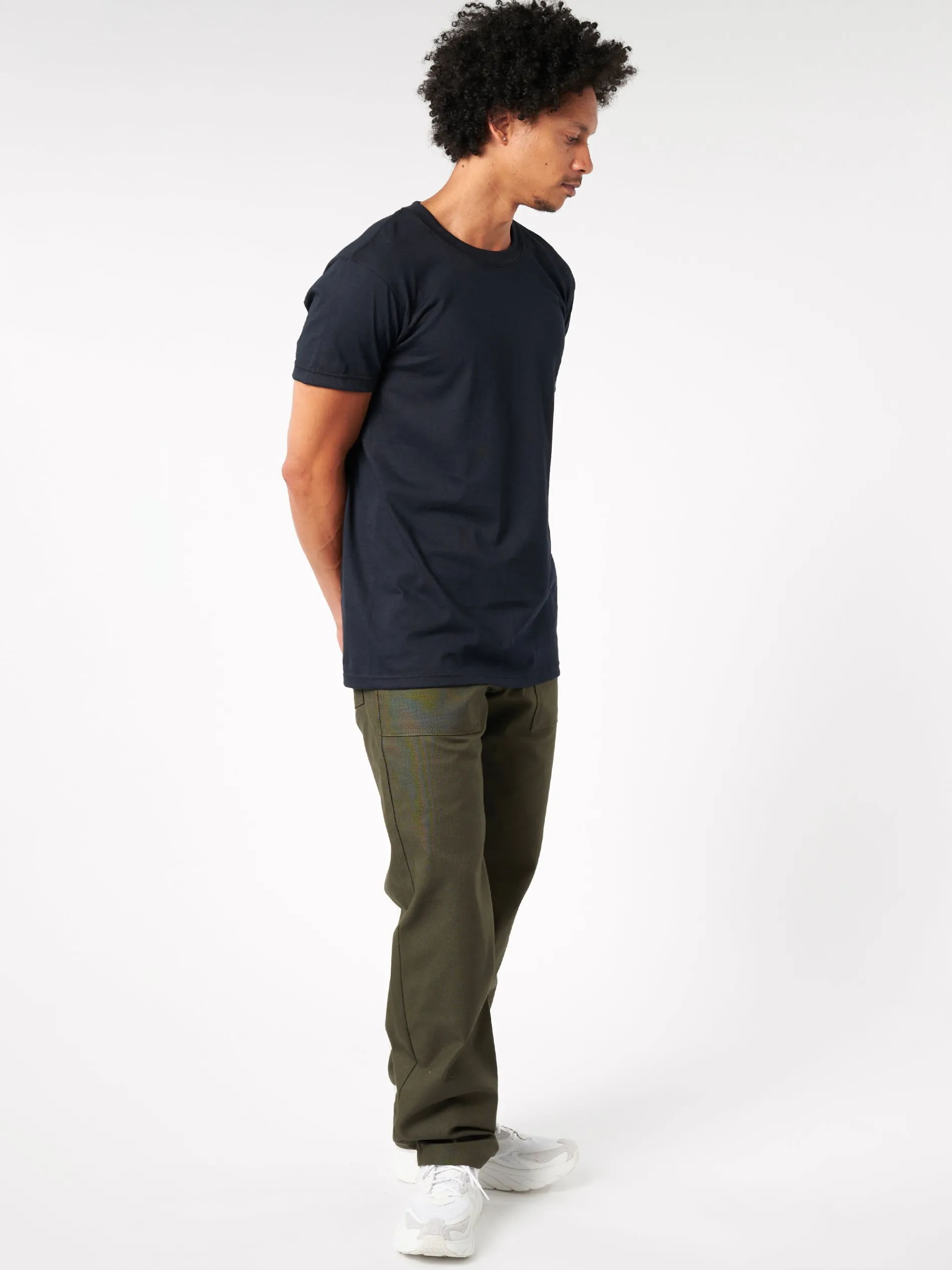 Naked & Famous - Circular Knit T-Shirt in Black