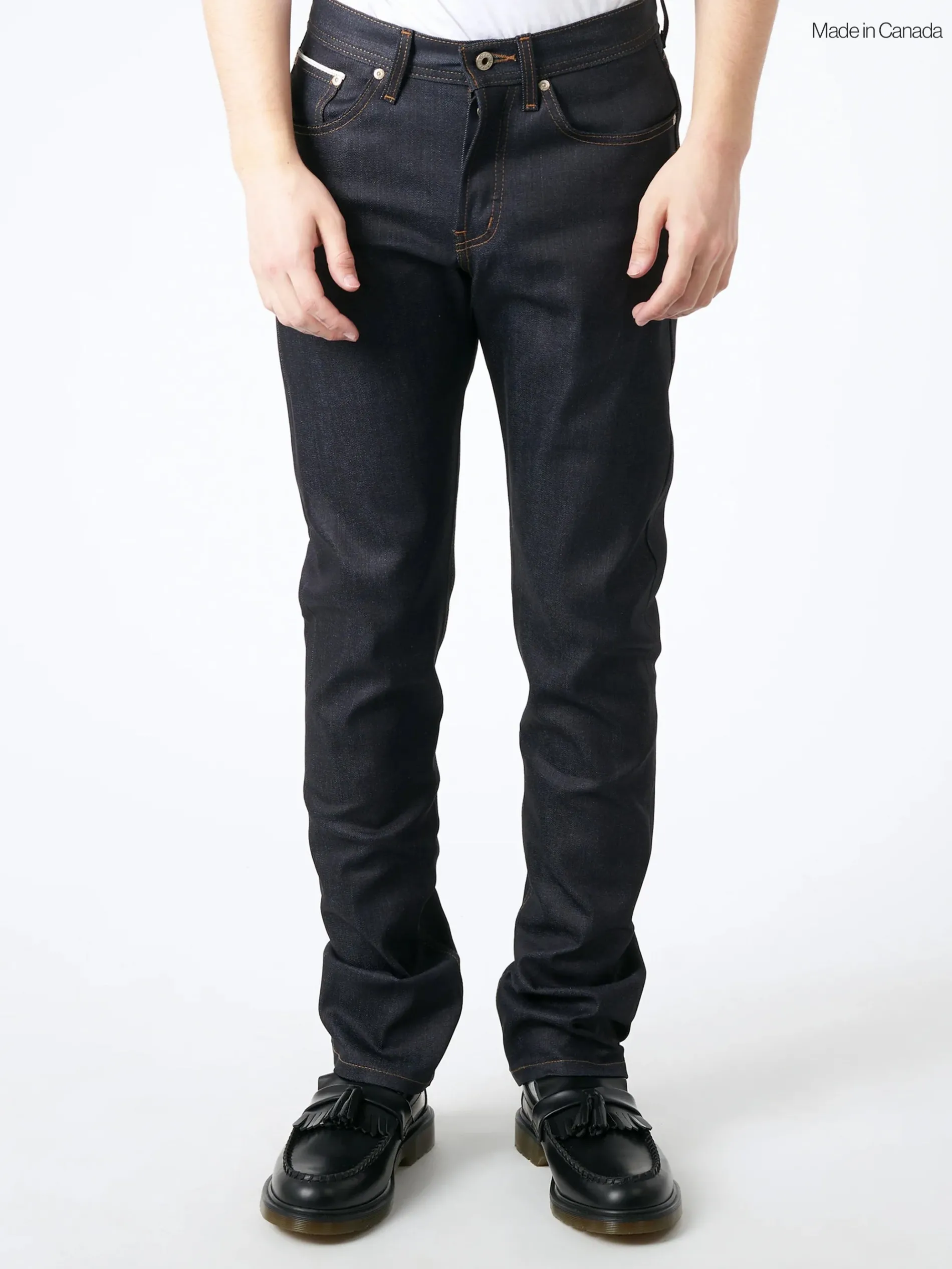 Naked & Famous - Nightshade Stretch Selvedge Weird Guy in Deep Indigo