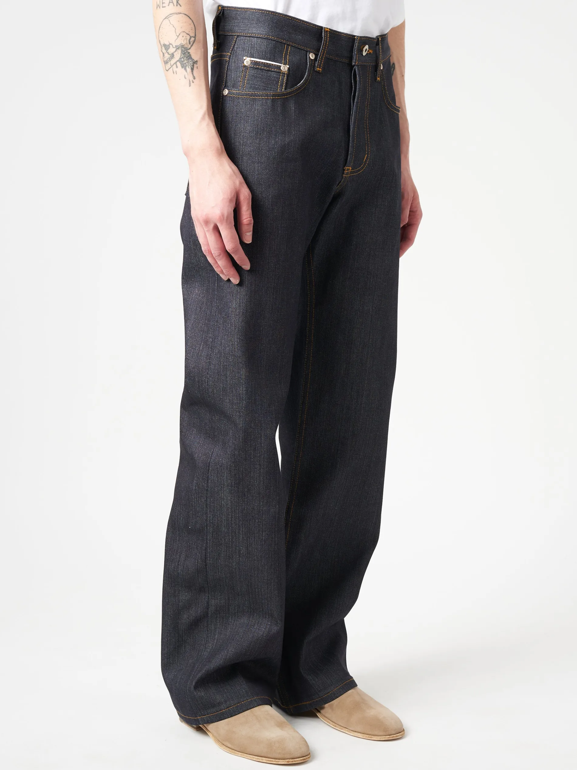 Naked & Famous - Strong Guy Left Hand Twill Selvedge in Indigo