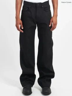 Naked & Famous - Strong Guy in Solid Black Selvedge