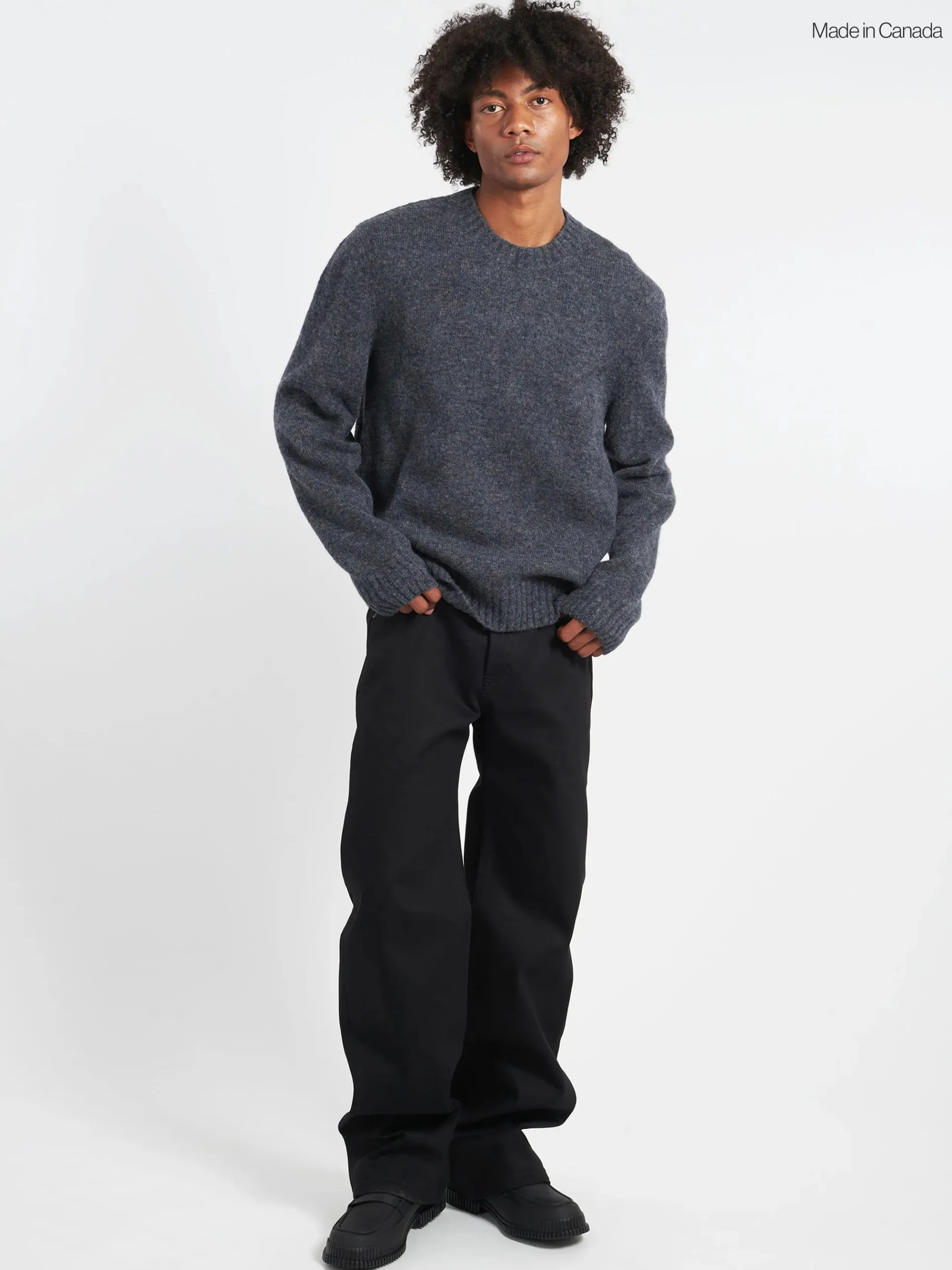 Naked & Famous - Strong Guy in Solid Black Selvedge