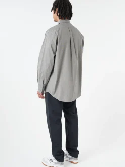 Nanamica - Regular Collar Wind Shirt in Gray