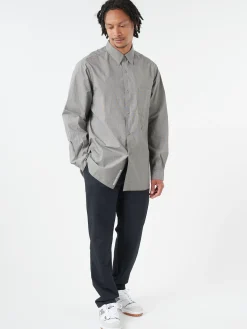 Nanamica - Regular Collar Wind Shirt in Gray