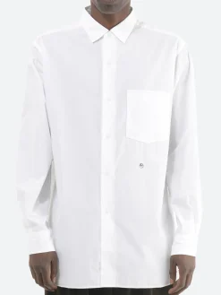 Nanamica - Regular Collar Wind Shirt in Off White