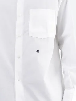 Nanamica - Regular Collar Wind Shirt in Off White