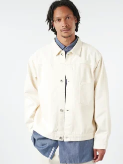 Nanamica - Short Denim Jacket in Natural