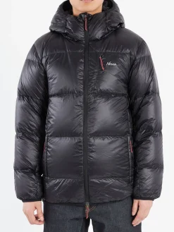 NANGA - Mountain Lodge Down Hoodie in Black