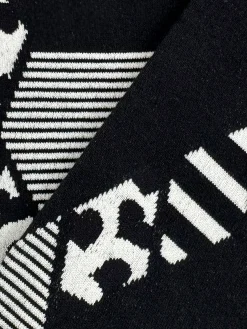 2nd PALETTE - Card Play Socks in Black and White
