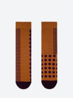 2nd PALETTE - Eggplant Dot Sock