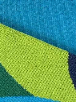 2nd PALETTE - Full Spring Sock in Blue and Green
