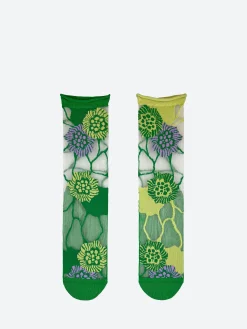 2nd PALETTE - Green Waterlily Sock