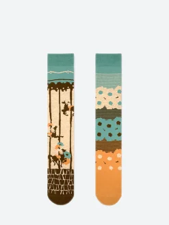 2nd PALETTE - Merry Go Round Sock in Multi