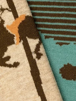 2nd PALETTE - Merry Go Round Sock in Multi