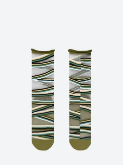 2nd Palette - Olive Bias Sock