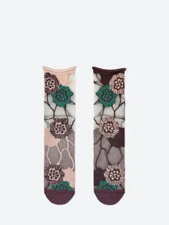 2nd PALETTE - Purple Waterlily Sock