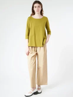 Neirami - 3/4 Sleeve T-Shirt in Foglia