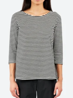 Neirami - 3/4 Sleeve T-Shirt in Nero