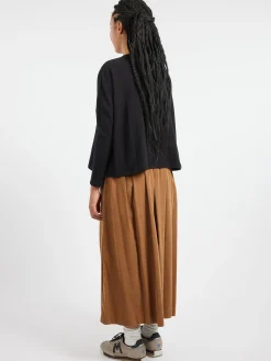 Neirami - Big Neck Boxy Shirt in Nero