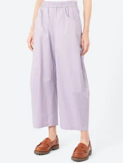 Neirami - Elastic Pleat Trousers in Lavanda