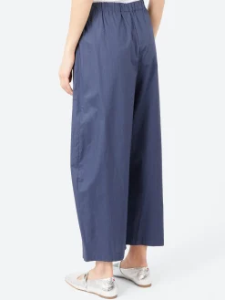 Neirami - Elastic Pleat Trousers in Blue