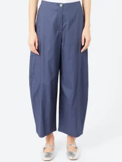 Neirami - Elastic Pleat Trousers in Blue