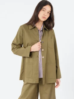 Neirami - Flap Jacket in Ficus